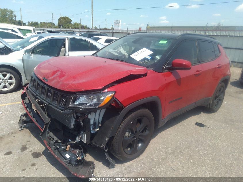 2021 JEEP COMPASS ALTITUDE VIN: 3C4NJCBB4MT509181