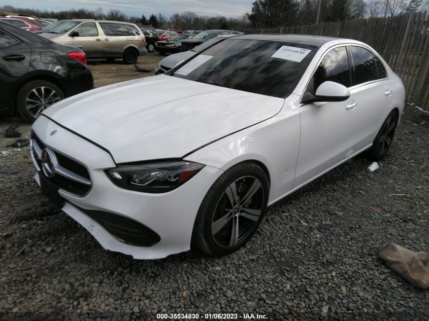 2022 MERCEDES-BENZ C-CLASS C 300 VIN: W1KAF4HB9NR045883