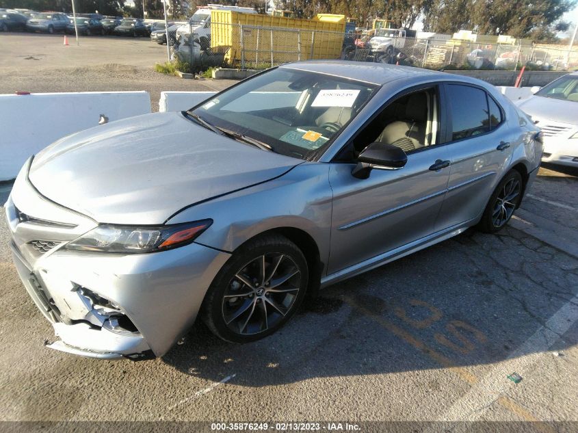 2022 TOYOTA CAMRY SE VIN: 4T1G11BK2NU053195
