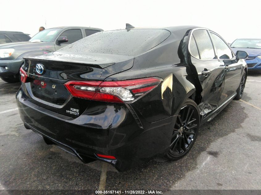 2022 TOYOTA CAMRY HYBRID XSE VIN: 4T1K31AK3NU576893