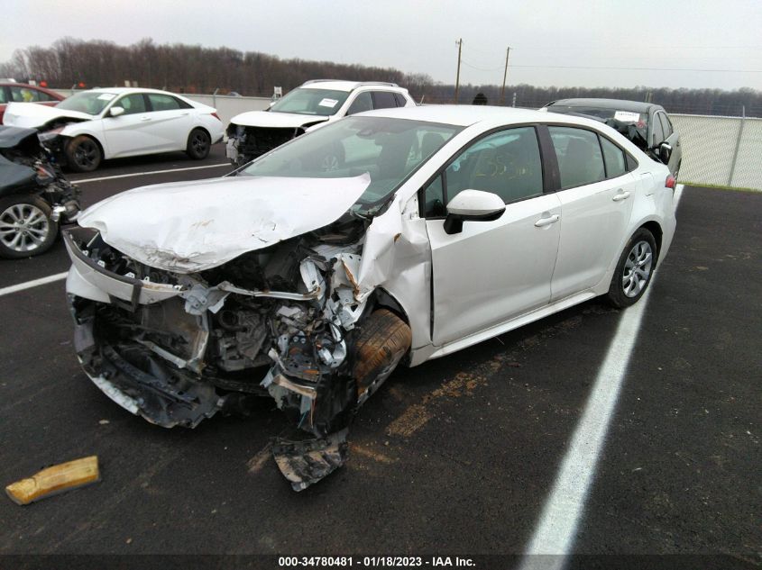 2022 TOYOTA COROLLA LE VIN: 5YFEPMAE2NP296347