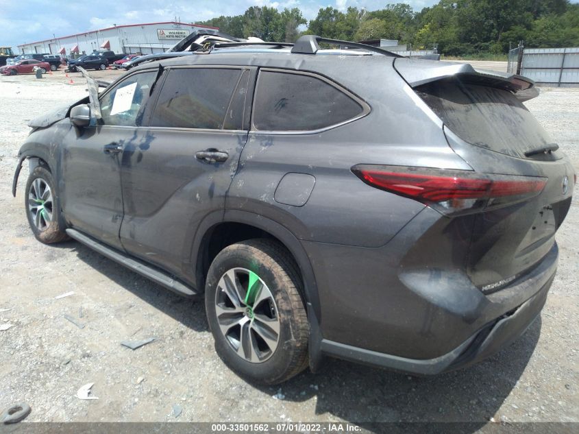 2020 TOYOTA HIGHLANDER XLE VIN: 5TDGZRAHXLS024109