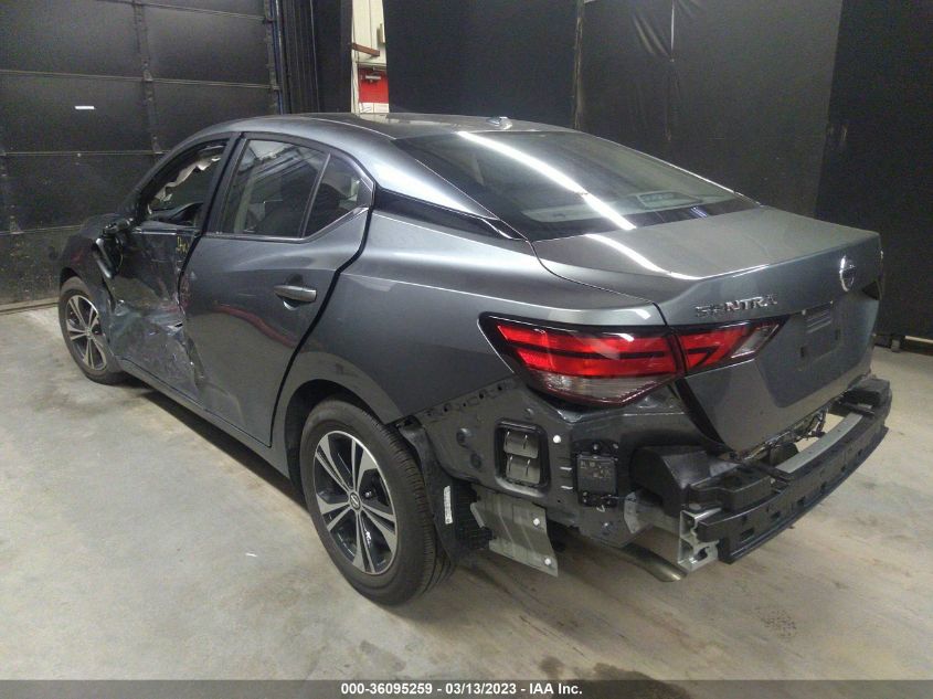 2022 NISSAN SENTRA SV VIN: 3N1AB8CV7NY289799