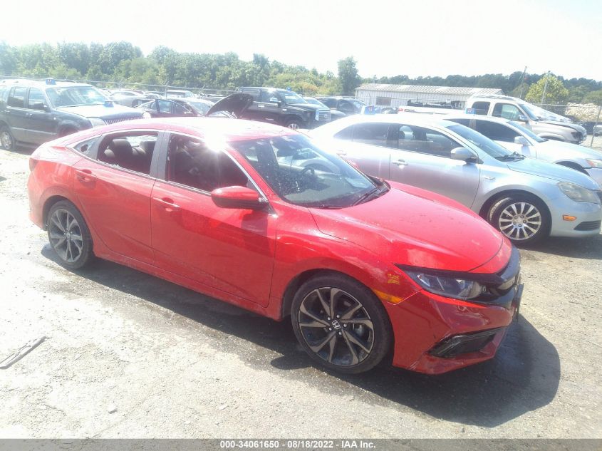 2021 HONDA CIVIC SEDAN SPORT VIN: 2HGFC2F84MH554638