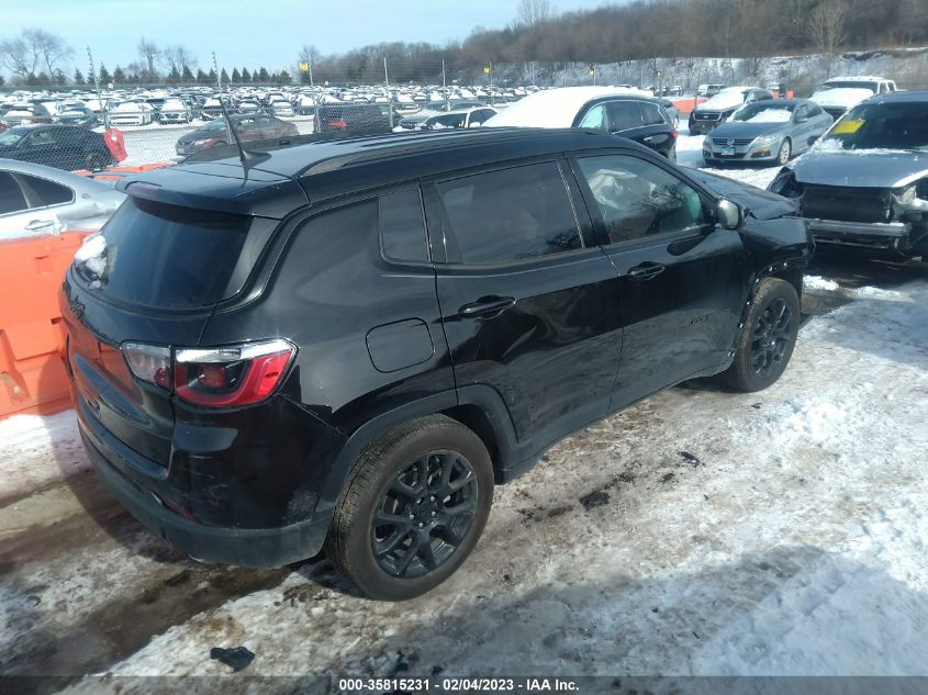 2022 JEEP COMPASS ALTITUDE VIN: 3C4NJCBB5NT187586