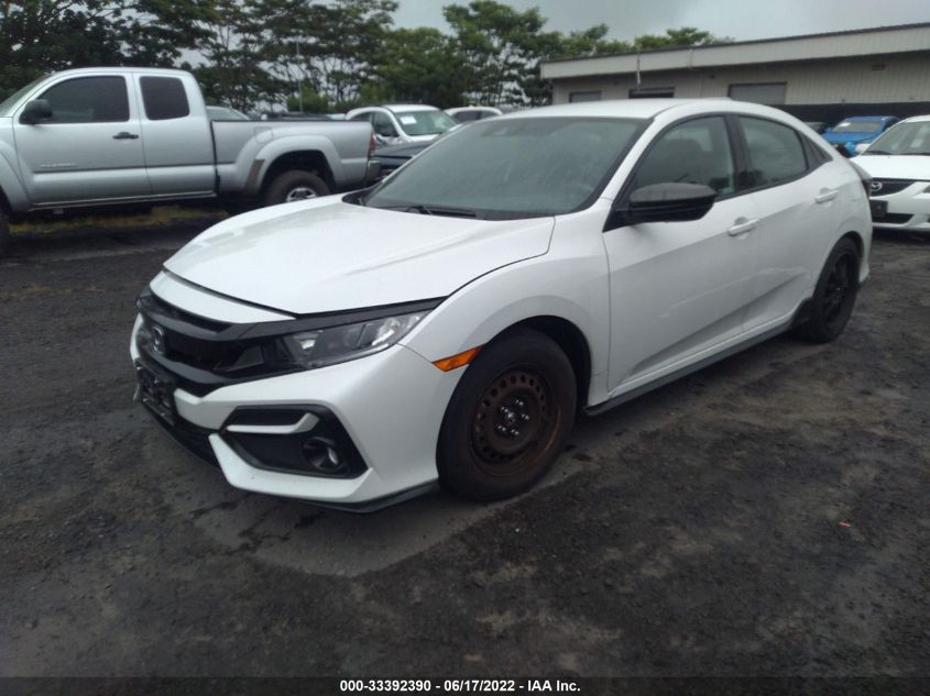 2021 HONDA CIVIC HATCHBACK SPORT VIN: SHHFK7G4XMU228468