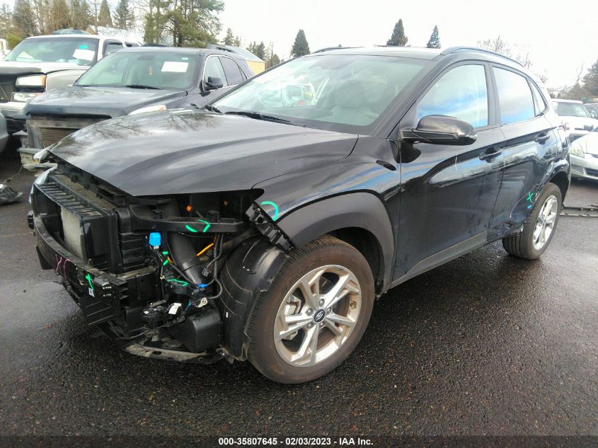 2022 HYUNDAI KONA SEL VIN: KM8K6CAB7NU873622