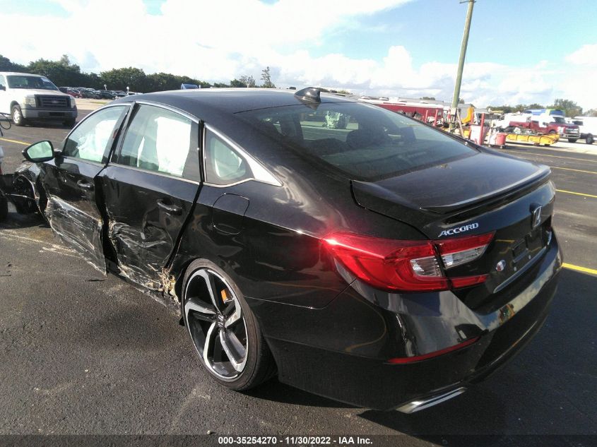 2022 HONDA ACCORD SEDAN SPORT SE VIN: 1HGCV1F44NA082381