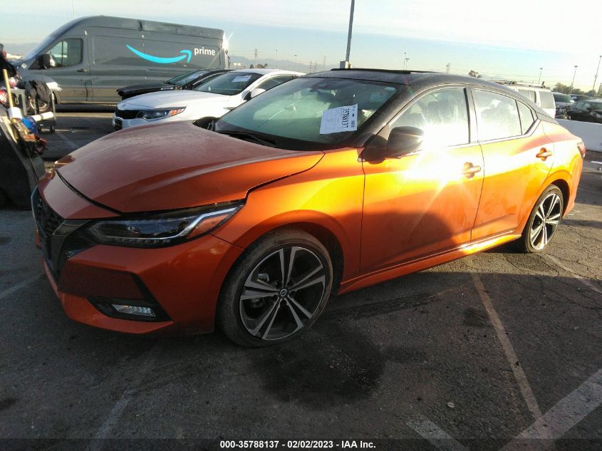 2022 NISSAN SENTRA SR VIN: 3N1AB8DV0NY213744