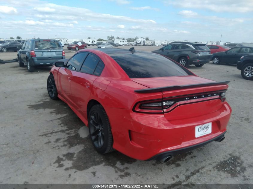 2021 DODGE CHARGER SCAT PACK VIN: 2C3CDXGJ3MH615088