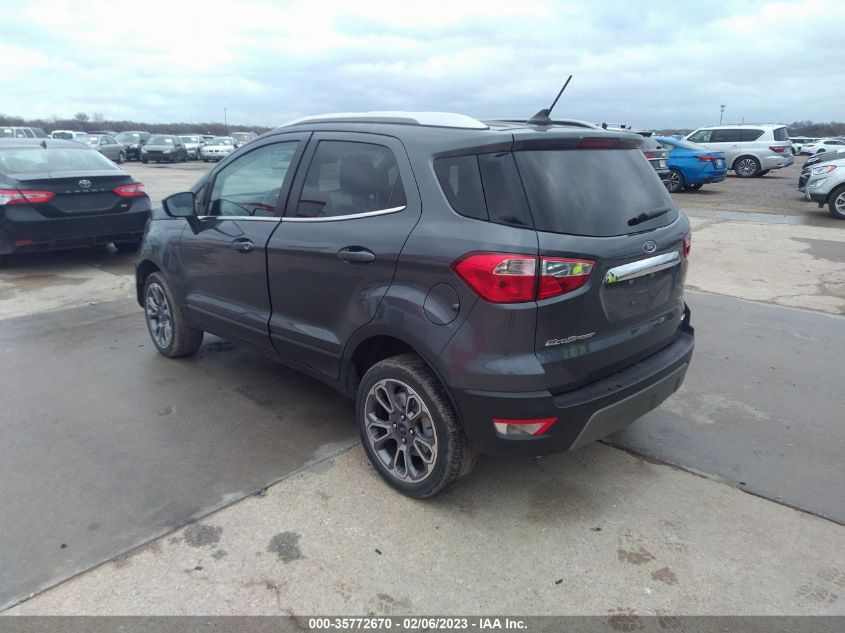 2021 FORD ECOSPORT TITANIUM VIN: MAJ6S3KL3MC403350