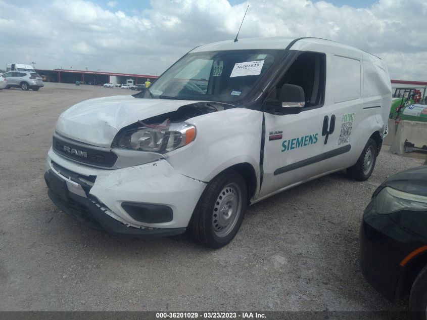 2022 RAM PROMASTER CITY TRADESMAN VIN: ZFBHRFAB1N6W48790