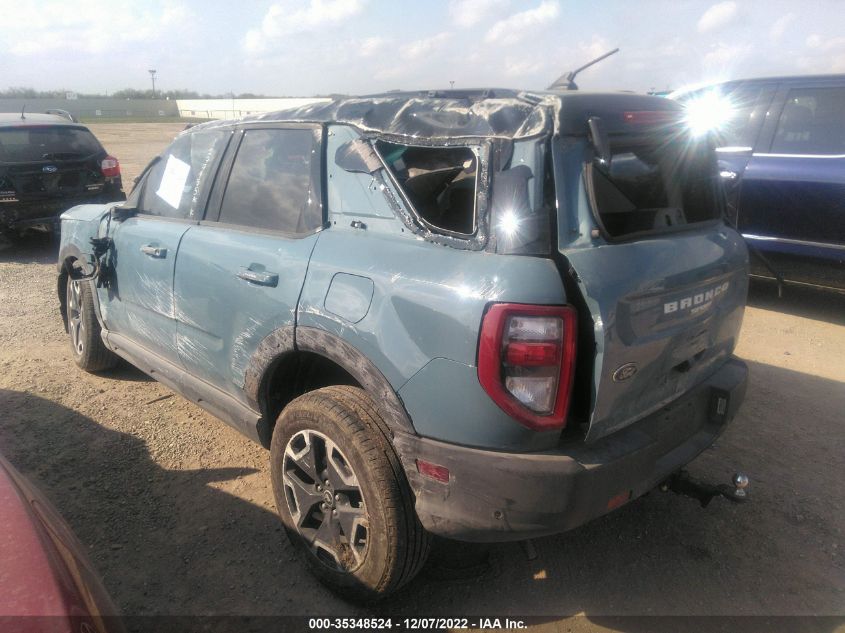 2022 FORD BRONCO SPORT OUTER BANKS VIN: 3FMCR9C64NRD17726