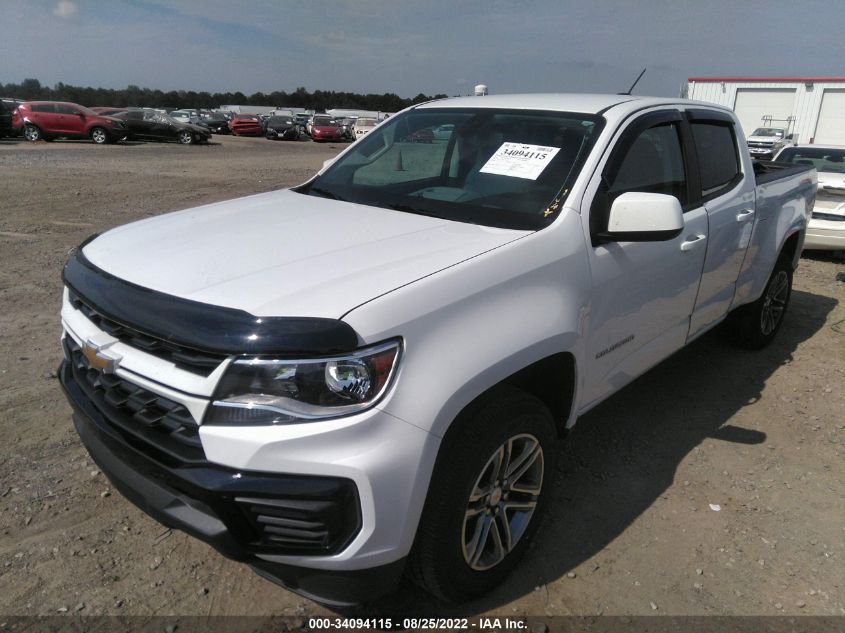 2021 CHEVROLET COLORADO 4WD WORK TRUCK VIN: 1GCGTBEN0M1151653