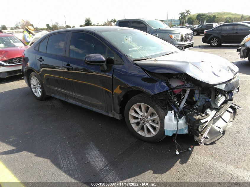 2022 TOYOTA COROLLA LE VIN: 5YFVPMAEXNP320989