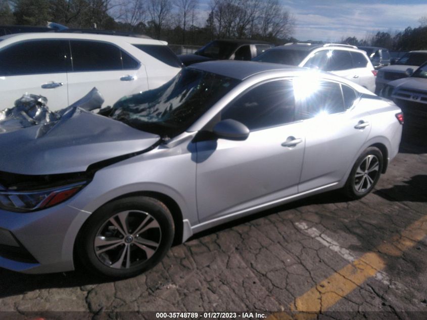 2022 NISSAN SENTRA SV VIN: 3N1AB8CV1NY250352