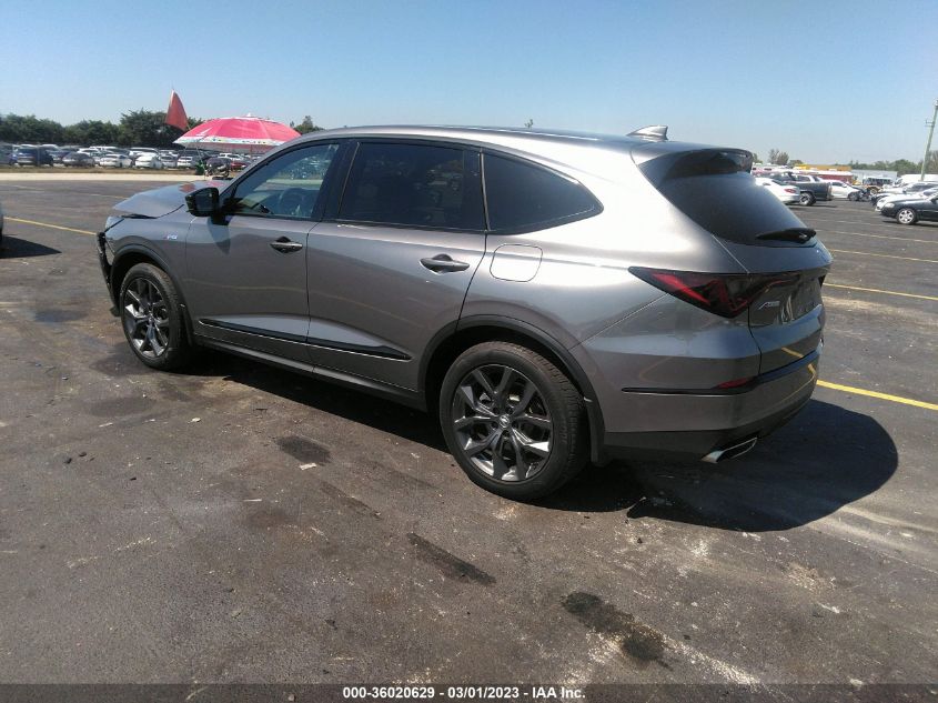 2022 ACURA MDX W/A-SPEC PACKAGE VIN: 5J8YE1H05NL029354