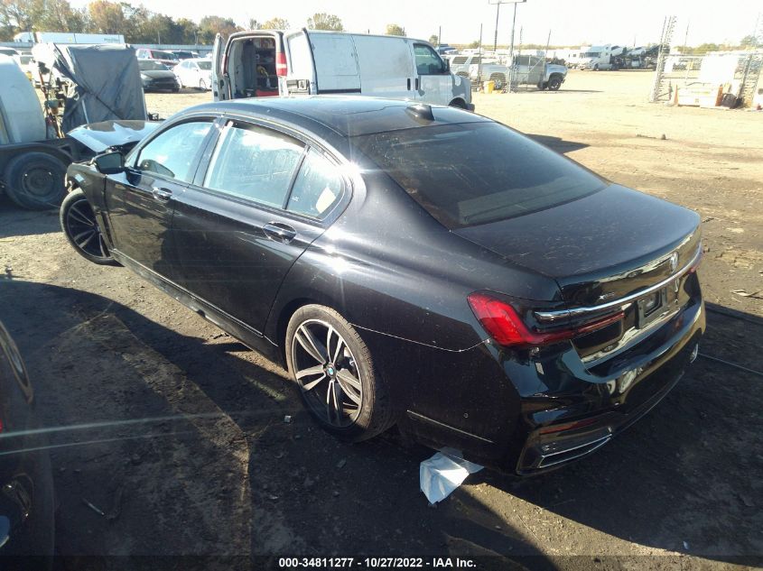 2022 BMW 7 SERIES 740I XDRIVE VIN: WBA7T4C03NCJ51023