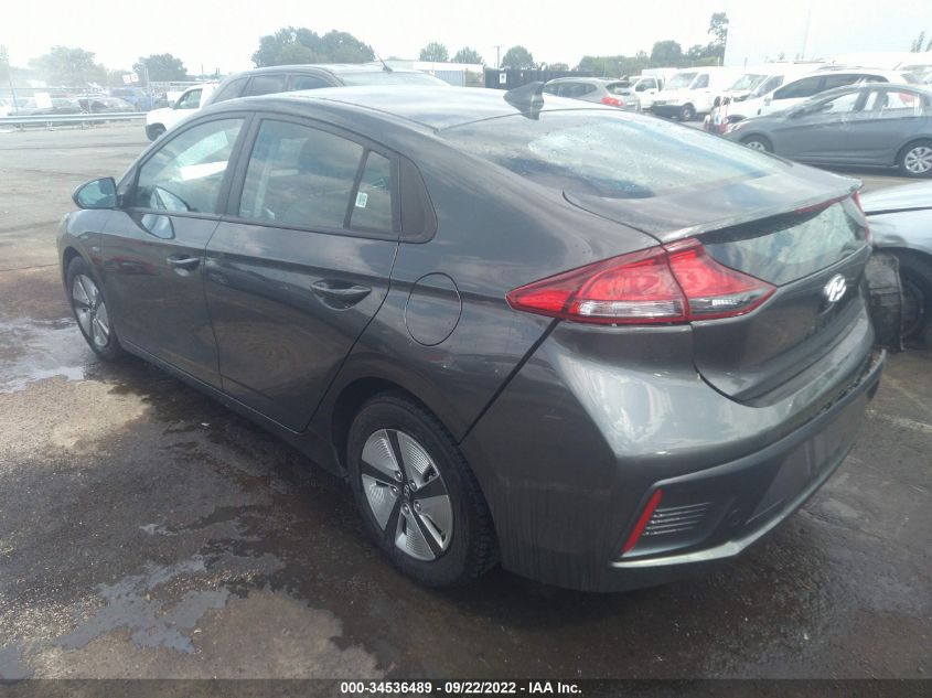 2020 HYUNDAI IONIQ HYBRID BLUE VIN: KMHC65LC2LU228587