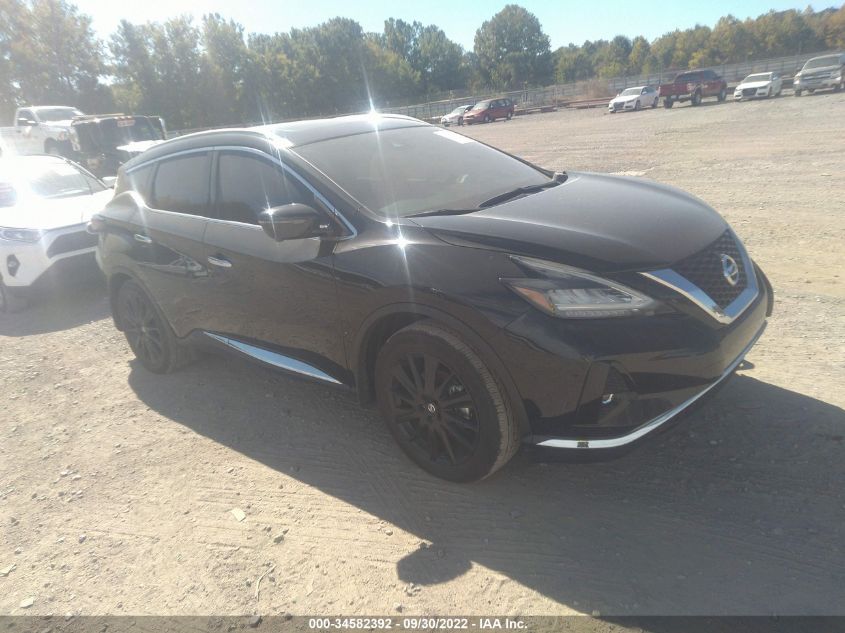 2021 NISSAN MURANO PLATINUM VIN: 5N1AZ2DS4MC139632