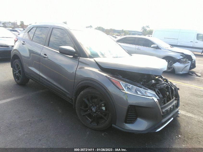 2022 NISSAN KICKS SV VIN: 3N1CP5CV1NL480964