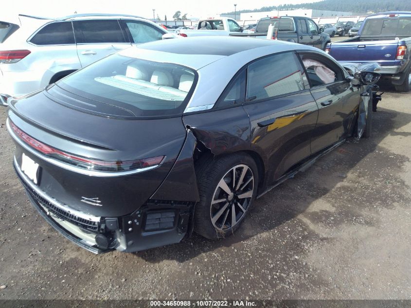2022 LUCID AIR GRAND TOURING VIN: 50EA1GBA5NA003828