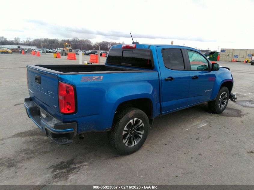 2022 CHEVROLET COLORADO 4WD Z71 VIN: 1GCGTDEN0N1135000