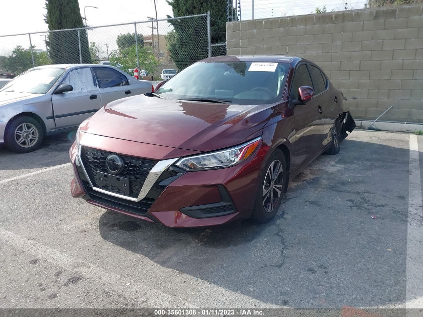 2022 NISSAN SENTRA SV VIN: 3N1AB8CV3NY236985