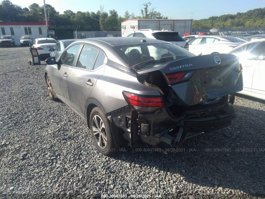 2021 NISSAN SENTRA SV VIN: 3N1AB8CV0MY239938