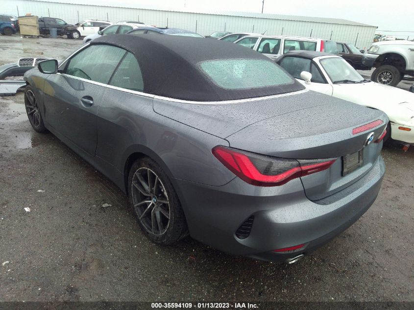 2021 BMW 4 SERIES 430I VIN: WBA23AT07MCG93767