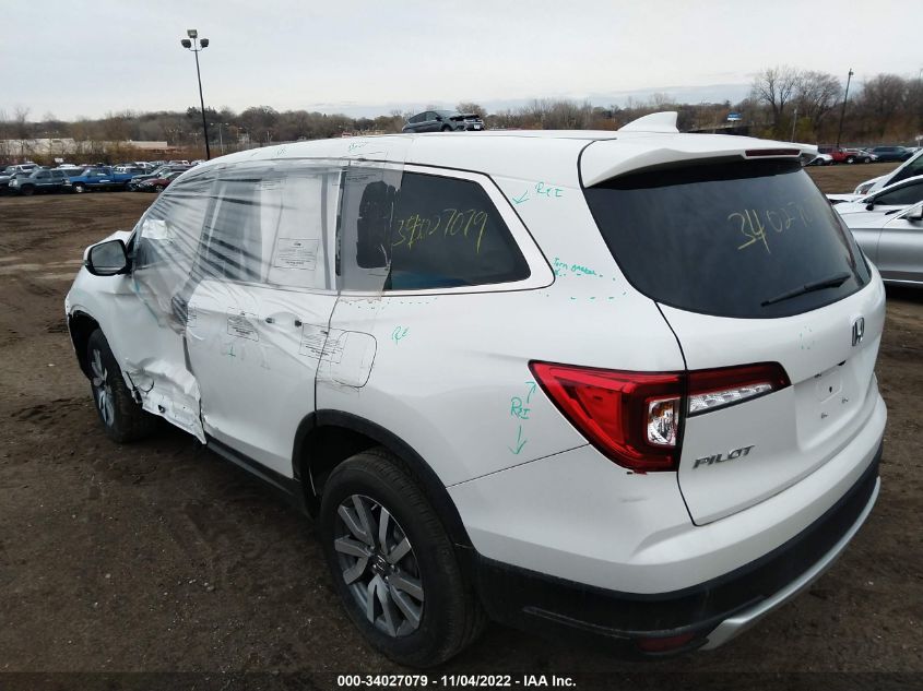 2022 HONDA PILOT EX-L VIN: 5FNYF6H56NB021786