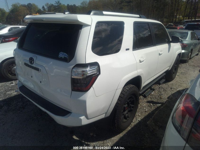 2022 TOYOTA 4RUNNER SR5 PREMIUM VIN: JTEFU5JR7N5274214