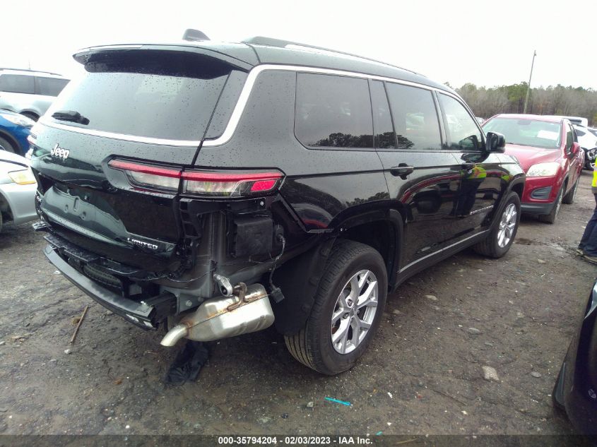 2021 JEEP GRAND CHEROKEE L LIMITED VIN: 1C4RJKBG0M8113223