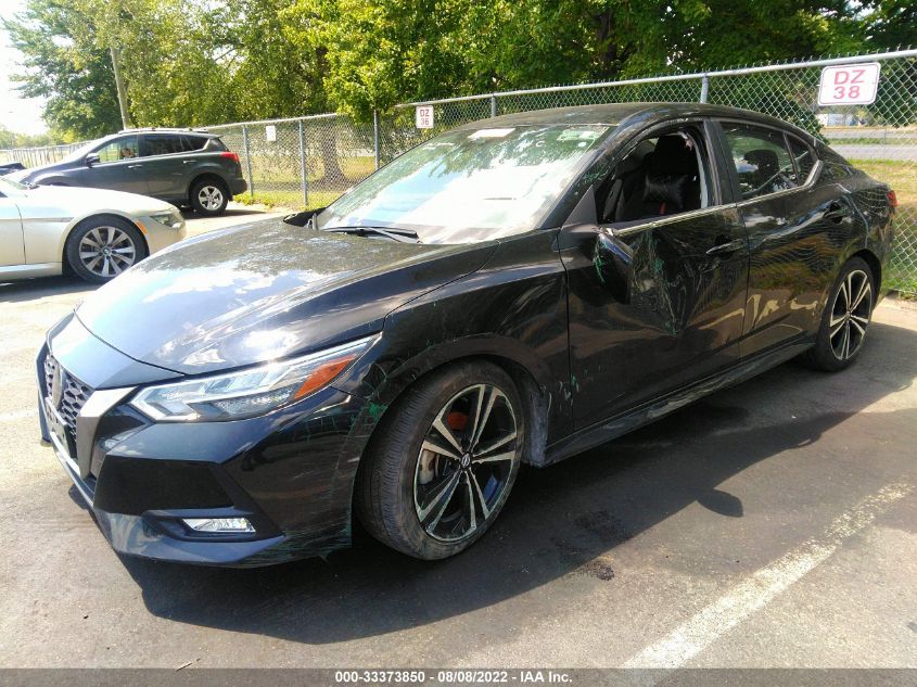 2021 NISSAN SENTRA SR VIN: 3N1AB8DV1MY205618