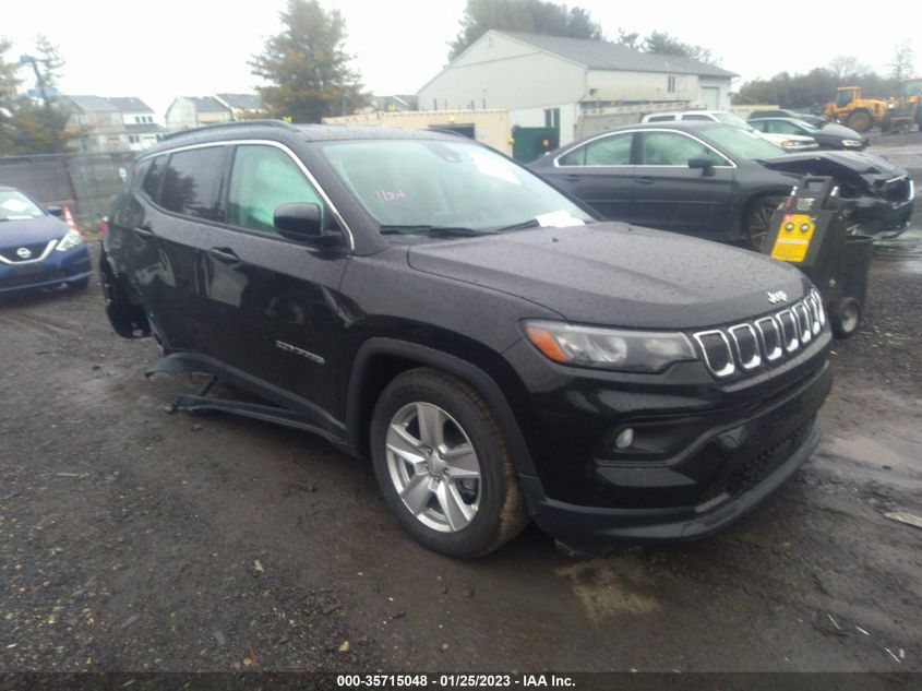 2022 JEEP COMPASS LATITUDE VIN: 3C4NJCBB3NT225283