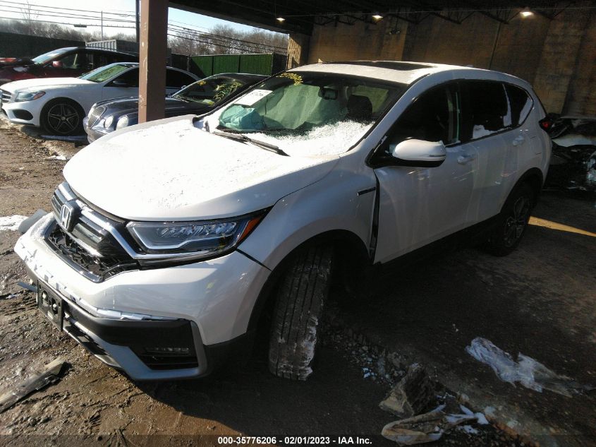 2022 HONDA CR-V HYBRID EX-L VIN: 5J6RT6H85NL042059