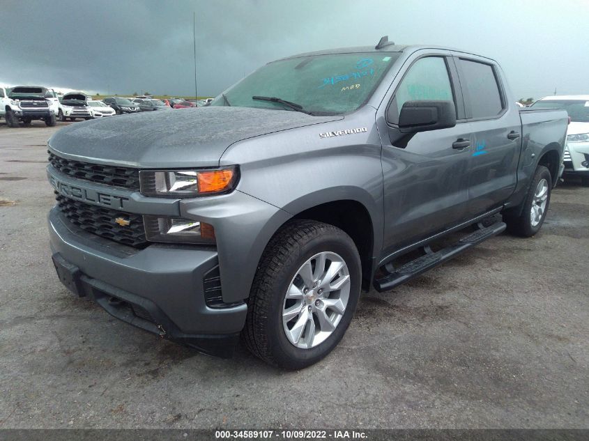 2021 CHEVROLET SILVERADO 1500 CUSTOM VIN: 3GCPWBEK5MG291308