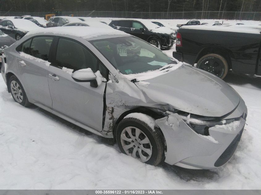2022 TOYOTA COROLLA LE VIN: JTDEPMAE1N3018953