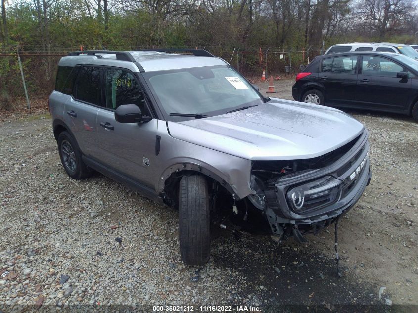 2021 FORD BRONCO SPORT BIG BEND VIN: 3FMCR9B63MRA19135