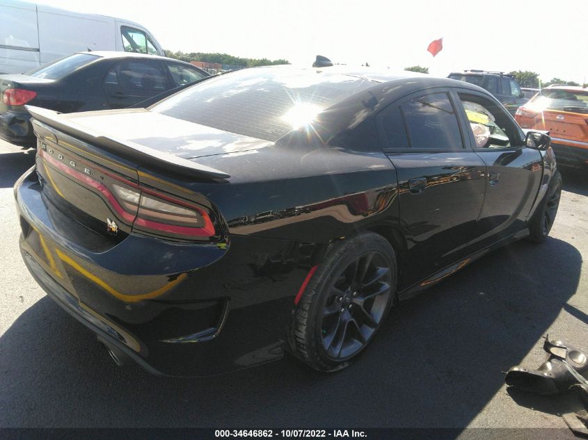 2021 DODGE CHARGER SCAT PACK VIN: 2C3CDXGJXMH579688
