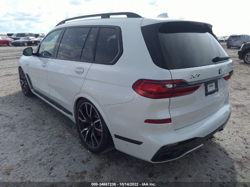 2021 BMW X7 XDRIVE40I VIN: 5UXCW2C07M9G24917