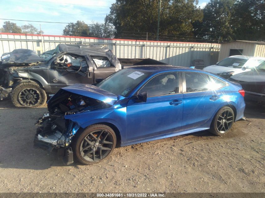 2022 HONDA CIVIC SEDAN SPORT VIN: 2HGFE2F58NH531056