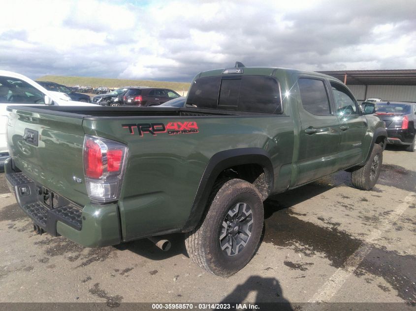 2022 TOYOTA TACOMA 4WD TRD OFF ROAD VIN: 3TMDZ5BN0NM126294