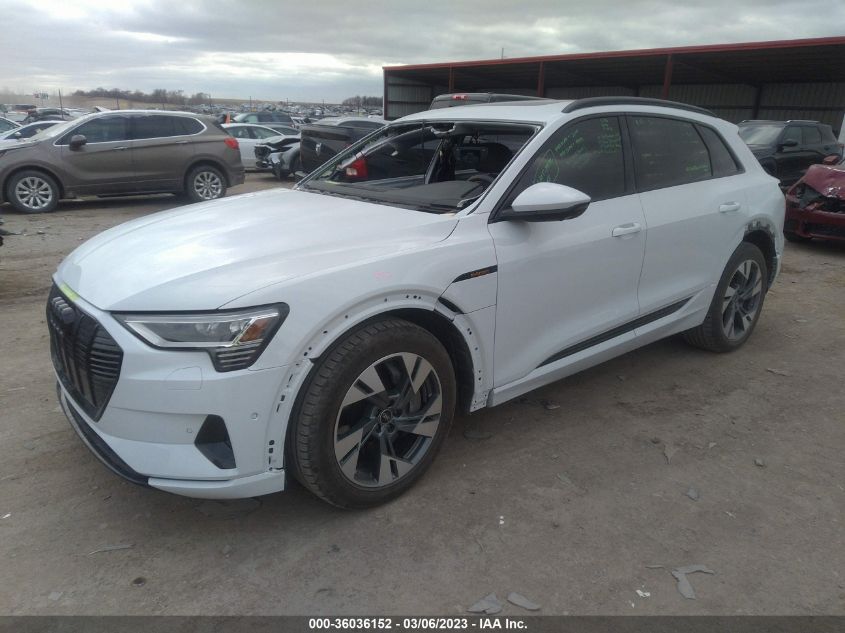 2022 AUDI E-TRON PREMIUM VIN: WA1AAAGE3NB043326