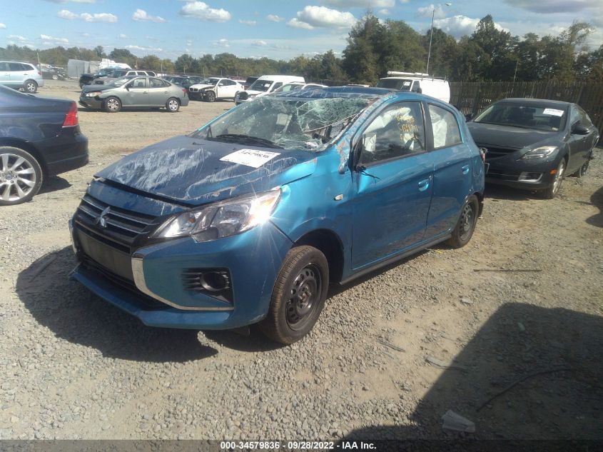 2021 MITSUBISHI MIRAGE ES/LE/CARBONITE EDITION VIN: ML32AUHJ3MH002460