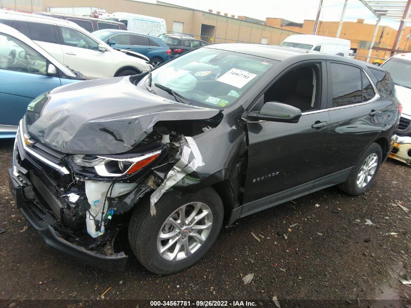 2021 CHEVROLET EQUINOX LT VIN: 2GNAXUEV3M6156243