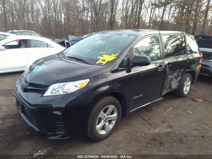 2020 TOYOTA SIENNA L VIN: 5TDZZ3DC1LS086360