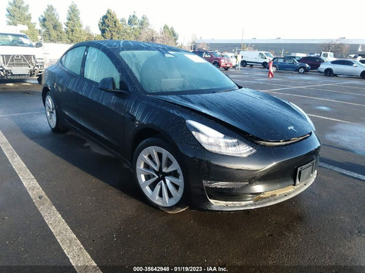 2022 TESLA MODEL 3 VIN: 5YJ3E1EA7NF296827
