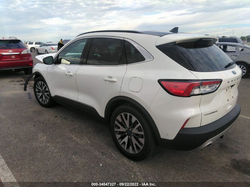 2020 FORD ESCAPE TITANIUM HYBRID VIN: 1FMCU0DZ5LUA39606