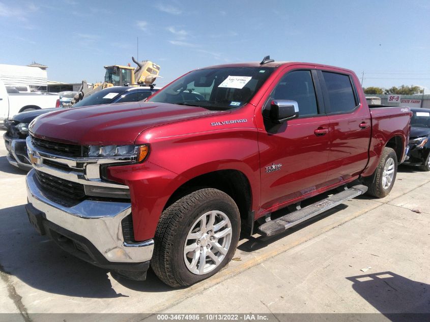 2021 CHEVROLET SILVERADO 1500 LT VIN: 3GCUYDED6MG449407